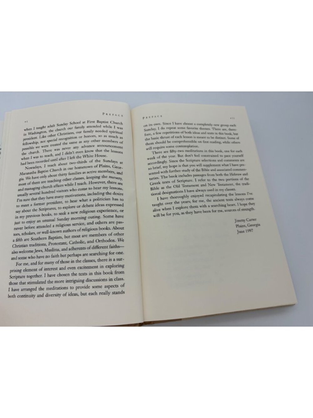 1997 Jimmy Carter Signed Sources of Strength First Edition First Print Hardcover - Picture 7 of 9
